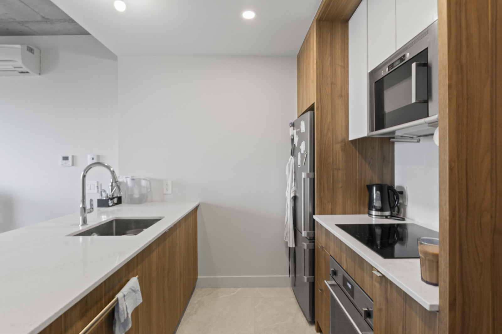 Kitchen before virtual decluttering