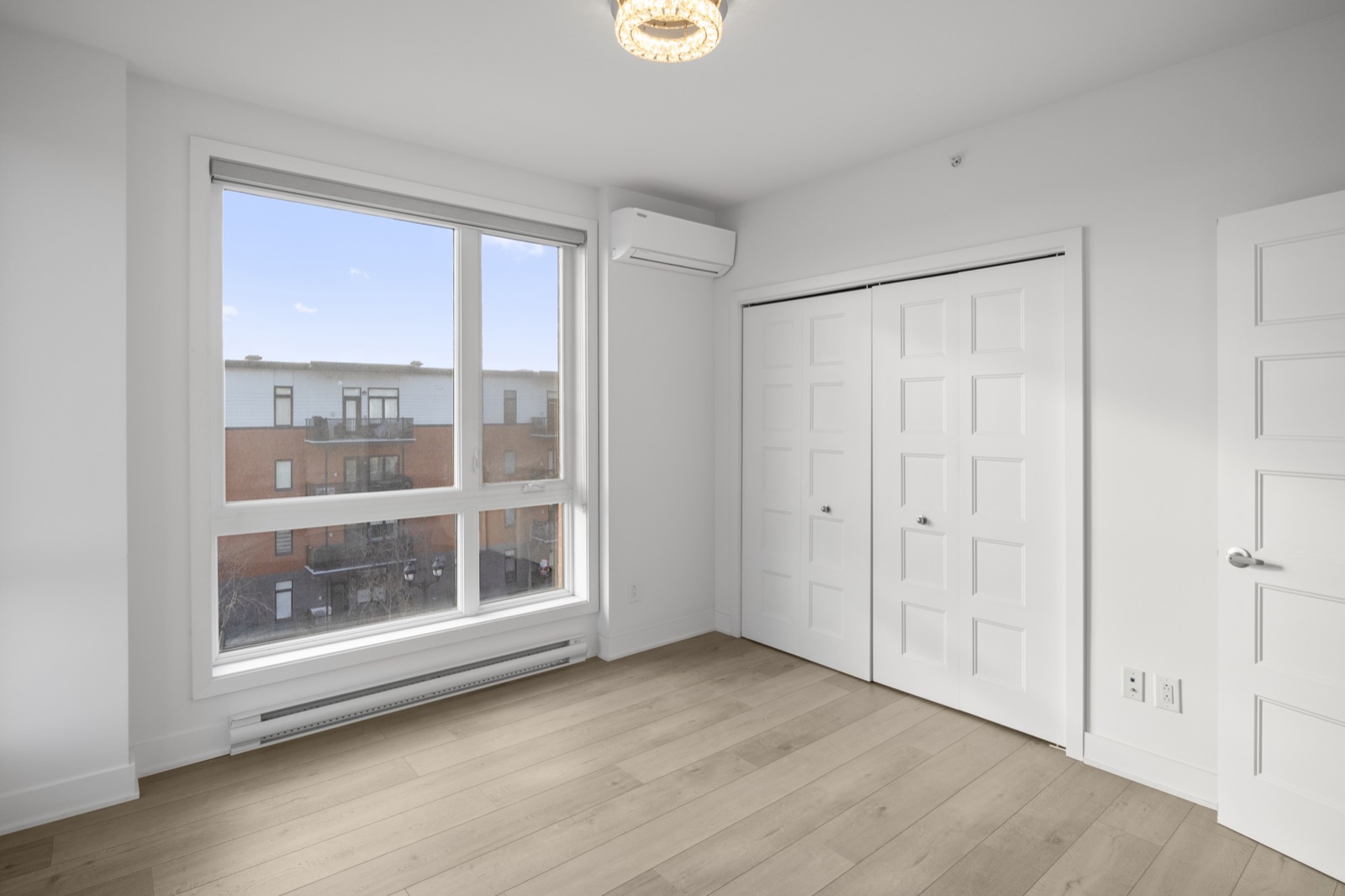 Professionally edited master bedroom