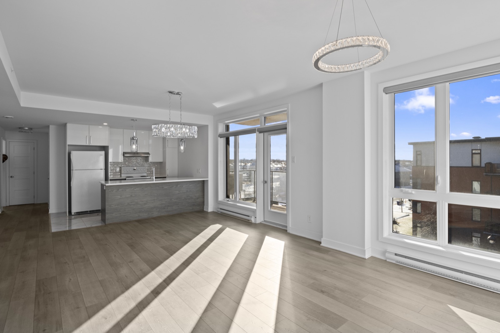 Professionally edited living room