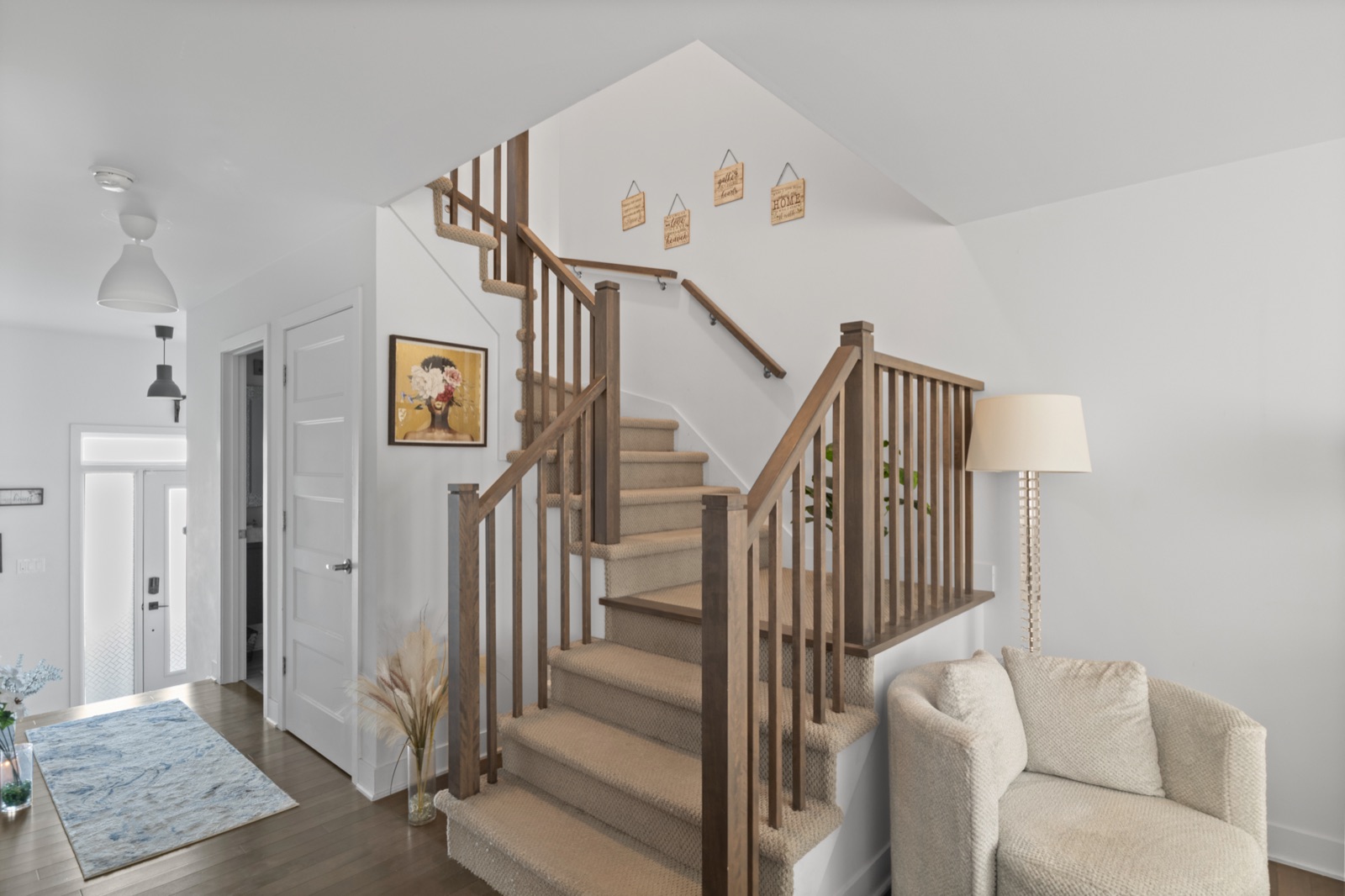 Professionally edited staircase