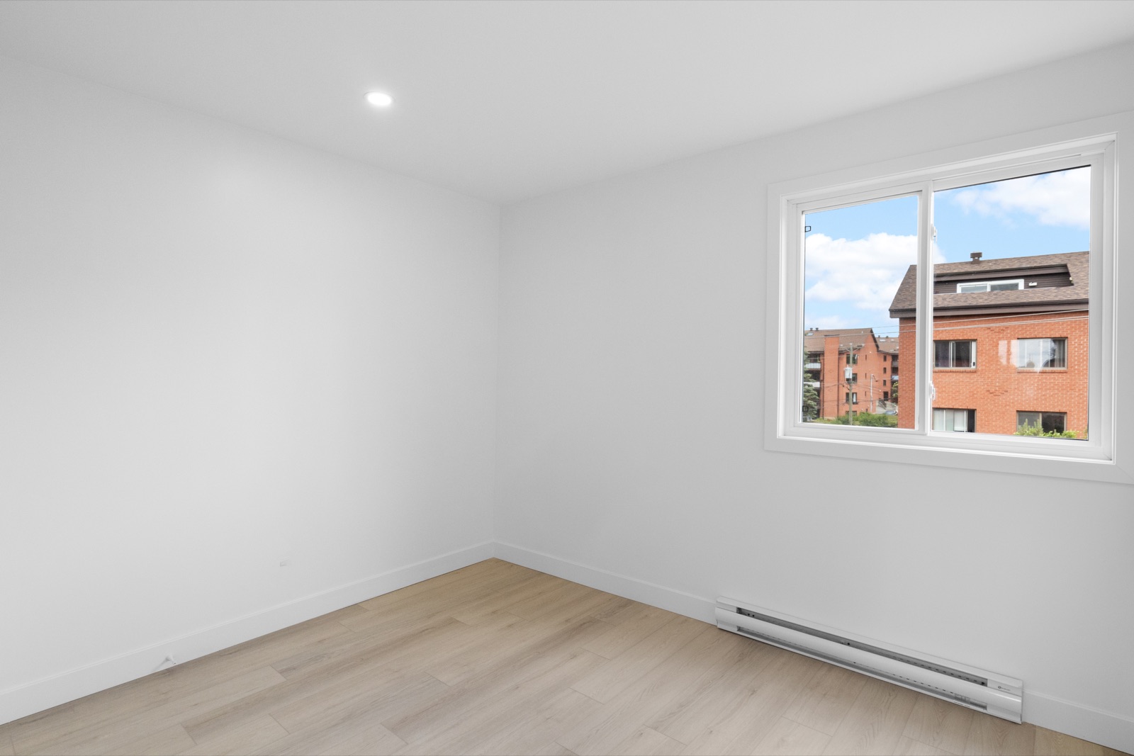 Third bedroom before virtual staging