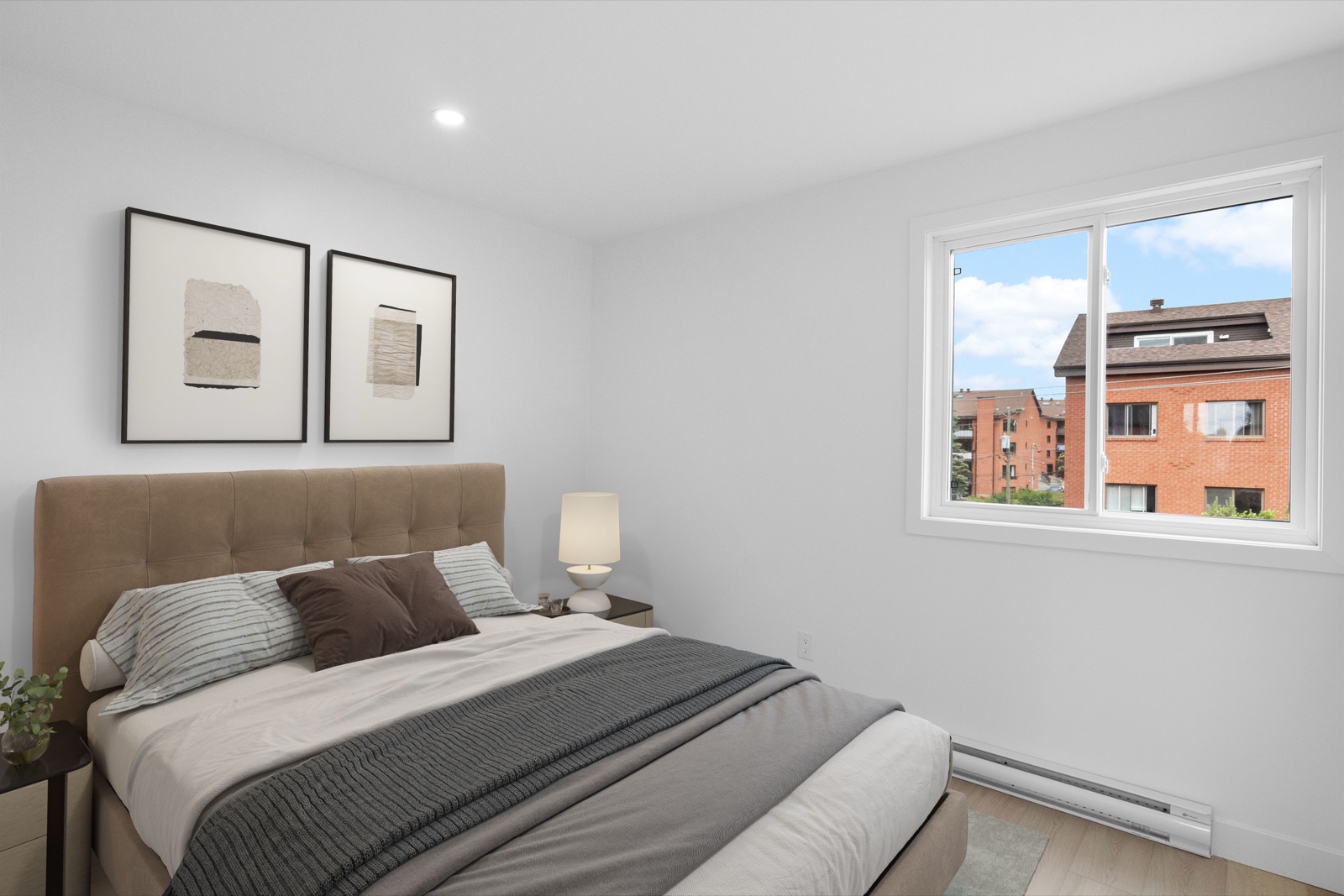 Third bedroom after virtual staging
