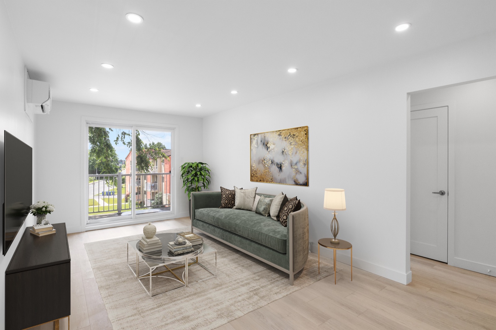 Living room after virtual staging